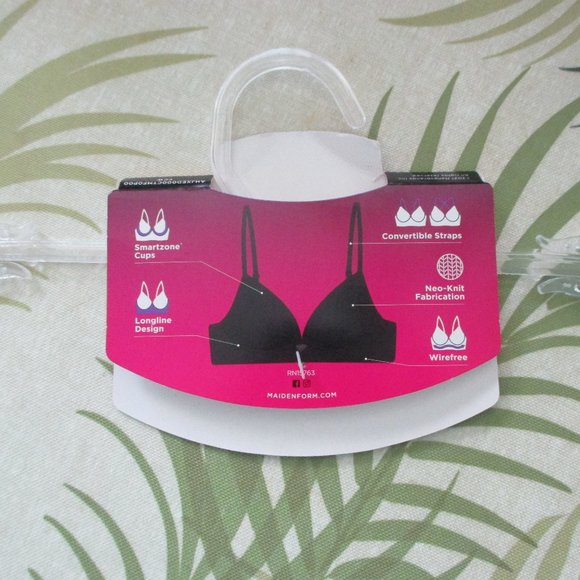 NWT - MAIDENFORM Wireless bra w/Convertible Straps - sz 40C - MSRP $48.00 - Picture 6 of 6
